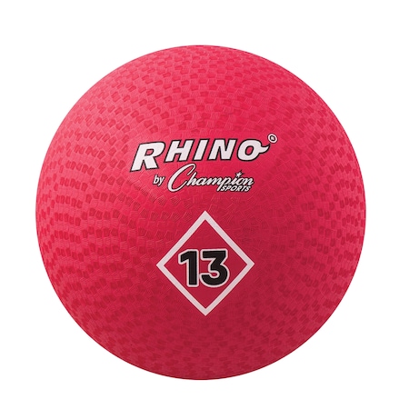 Champion Sports Champion Sports Playground Ball, 13", Red PG13RD